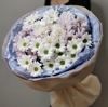 Букет хризантем Лунное сияние